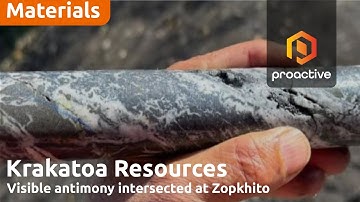 Krakatoa Resources hits visible antimony at Zopkhito