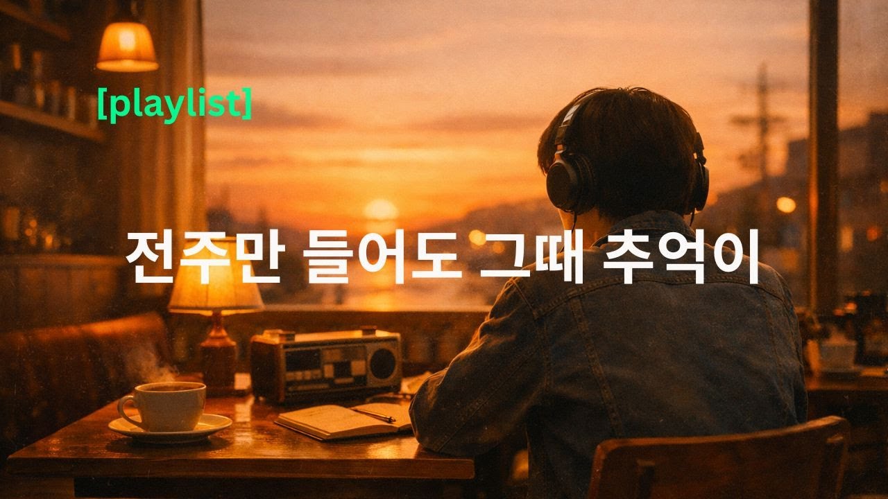 💎 [playlist] 전주만 들어도 그때 추억이, 가요탑10 1위곡 감성이 떠오르는 새노래  / 오늘도 여기까지 | 별밤음악감상실