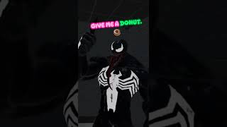 Venom Wants a Donut Venom Spiderman shorts