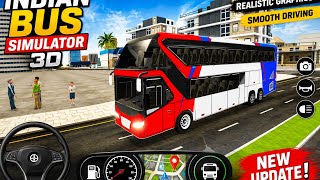 🚍 Indian Bus Simulator 3D Gameplay | New Luxury Double Decker Bus Drive 😱 screenshot 4