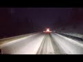 How the Weather Changes As You Drive The Highways... Cabbage Hill I-84 at Night!!