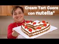 CREAM TART CUORE CON NUTELLA®  Ricetta Facile - Fatto in Casa da Benedetta