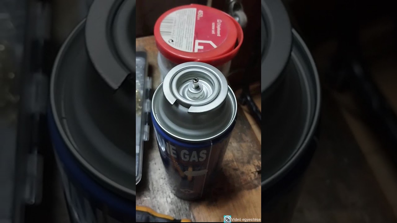 Keményforrasztás PB palackkal.