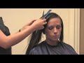 Heather Pt 2: Asymmetrical Undercut Bob Makeover on Model (Free Video)