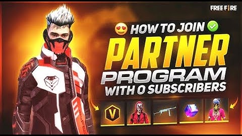 How To Join Free Fire Partner Program Without Youtube Channel 🙂🔥 New 100% Working Methods 2022