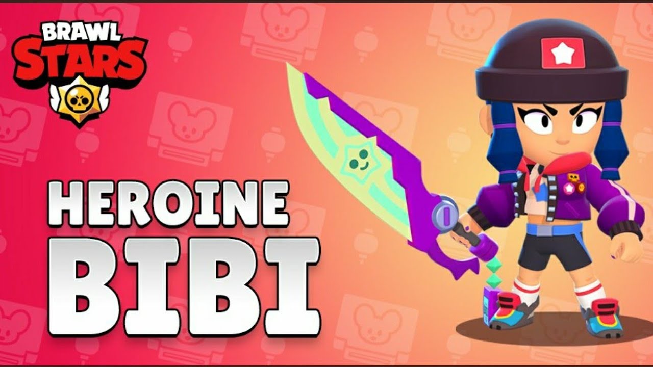 Liberei A Bibi Heroina E Joguei Combate Brawl Stars Youtube - brawl stars personagem bibi