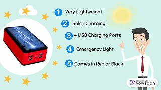 99,000 mAh Solar Charger and Emergency Light! screenshot 5