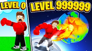 BECOMING LEVEL 99999 IN CHAMPION SIMULATOR ROBLOX screenshot 4