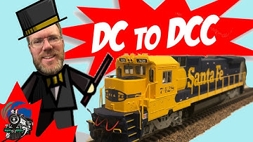 Santa Fe Dash 8-40B Dual Decoder (DC to DCC) Atlas Master Locomotive Series