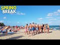 4K Spring Break Beach Party Walk Fort Lauderdale, FL Bikini Beach 2021