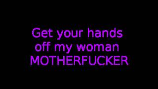 The Darkness - Get your hands off my Woman (Lyrics) chords