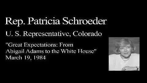 Landon Lecture | Patricia Schroeder - audio only