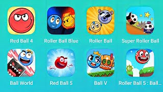 Red Ball 4, Roller Ball Blue, Roller Ball, Super Roller Ball, Ball World and More Red Ball Games screenshot 2