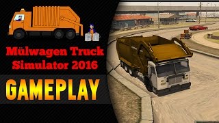 Müllwagen Truck Simulator 2016 | Android Gameplay Deutsch screenshot 4