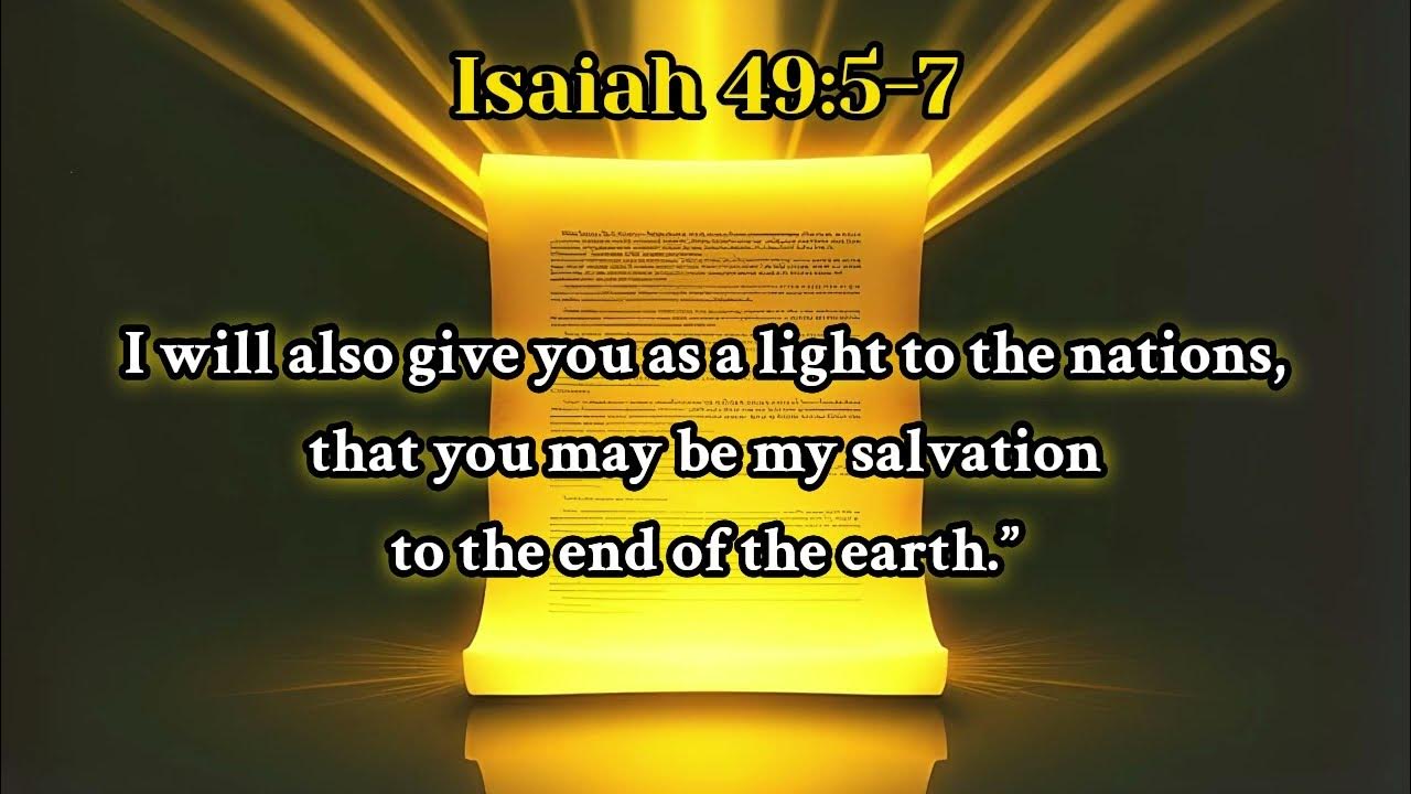 Isaiah 49:5-7 Bible Song | "A Light to the Nations" | Soul-stirring Music! Isaiah 49:5-7 Bible Song | "A Light to the Nations" | Soul-stirring Music!