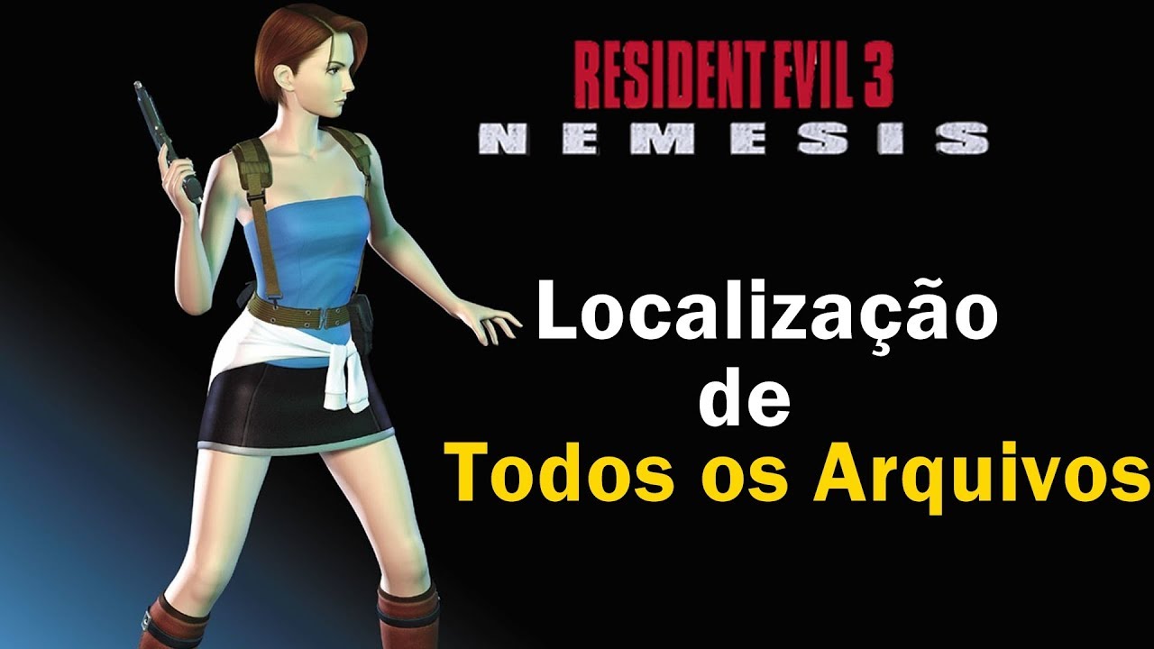 Resident Evil 3: Nemesis - Localização de Todos os Arquivos - YouTube