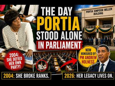 The Day Jamaica's Parliament Fell Silent: Portia Stood Alone