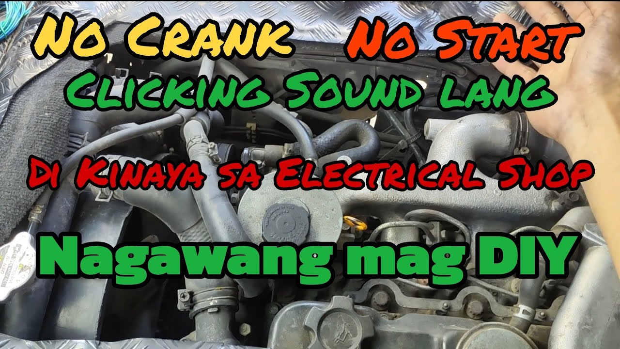 How to fix Starter problem on your car Nissan Urvan TD27 Paano ayusin