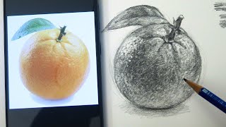 Draw and Shading an Orange