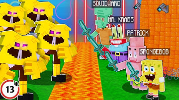 EVERY Mutant SpongeBob vs the Most Secure House in Minecraft!