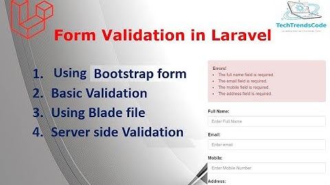 Laravel Lession #5 | Form Validation in Laravel | Ultimate Guide & Tips 2023 for Web Developers