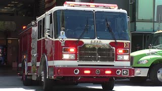 San Francisco Fire Dept. Engine 1 Responding