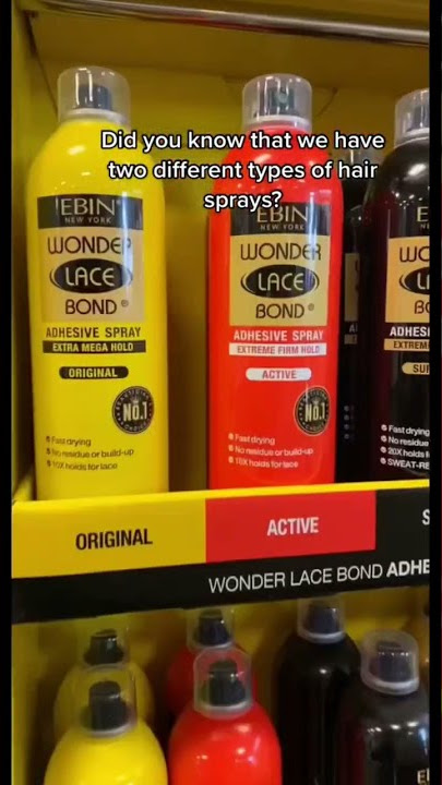 Ebin lace adhesive and melting spray review and how to. #ebin #ebinmel, Ebin Adhesive Spray