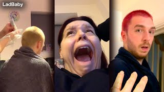 When Mum swaps Dads hair dye ‍