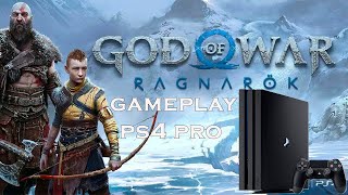 God of war ragnarok PS4 PRO gameplay