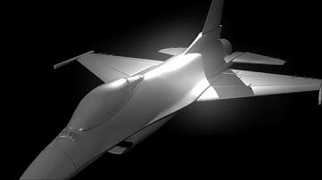 F-16 Fighting Falcon - 3d model. Work In Progress