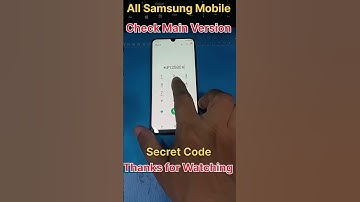 All Samsung Mobile Check Main Version | Secret Code | Thanks for Watching || #youtubeshorts #shorts