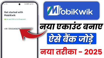 Mobikwik Account Kaise Banaye || Mobikwik New Account Create || How To Create Mobikwik Account 2025