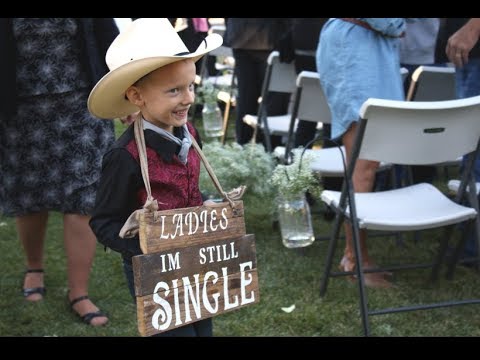 DIY Wedding Ring Bearer Signs - YouTube