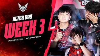 MPL ID Season 18 Alter Ego Esports Week 3 #ALTERDAY