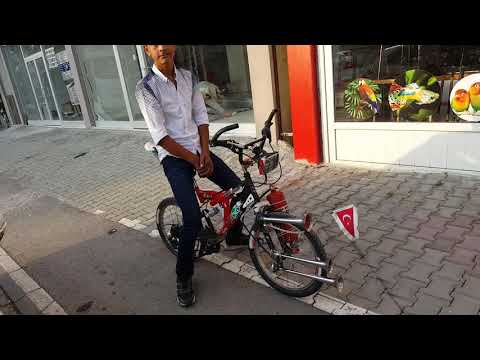 Bisiklete TIR kornasi takan Kıbrıscıklı çocuk