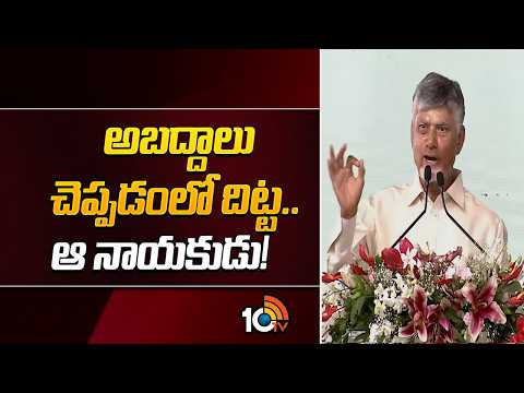 అబద్దాలు చెప్పడంలో దిట్ట.. ఆ నాయకుడు! | CM Chandrababu about YS Jagan | 10TV - 10TVNEWSTELUGU