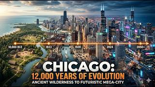 12,000 Years of Chicago Evolution in Minutes | Ancient to Futuristic City Transformation