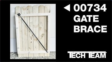 Tech Team’s 00734 Gate Brace Corrects Sagging Gates- Quickly and Effectively
