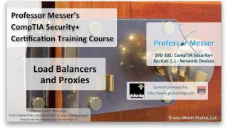 Overview of Load Balancers and Proxies - CompTIA Security+ SY0-301: 1.1