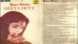 Rare Gems Of Geeta Dutt (Vol-01)   #   Original Soundtrack Recording   #   Vinyl Rip