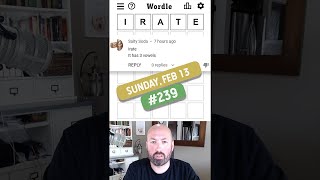 I am IRATE about today's wordle!