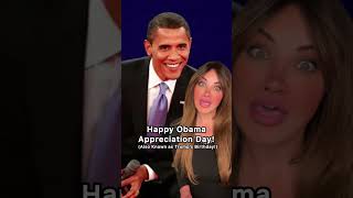 Happy Obama Appreciation Day! #obama #trump #politicalcomedy #birthday #shoop Happy Obama Appreciation Day! #obama #trump #politicalcomedy #birthday #shoop