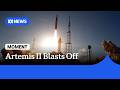 ICYMI: Watch the moment Artemis II blasts off to the moon | ABC NEWS