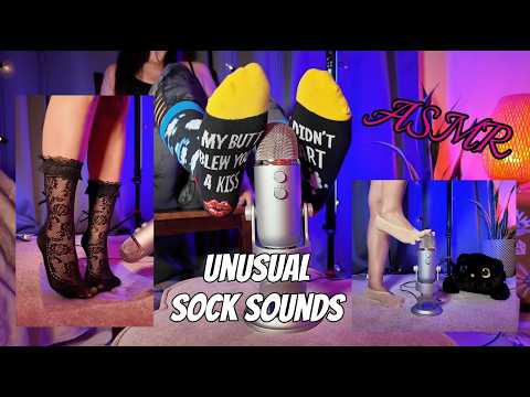 Unusual Foot ASMR Triggers 🧦 Relaxing Sounds with Socks