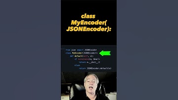 Make Python class JSON serializable 🐍 #python #shorts