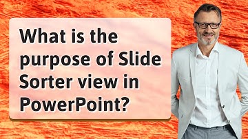 What is the purpose of Slide Sorter view in PowerPoint?