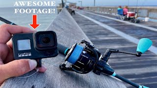 I TOSSED my Go Pro! Camera Under the Fishing Pier and THIS is What Happened!