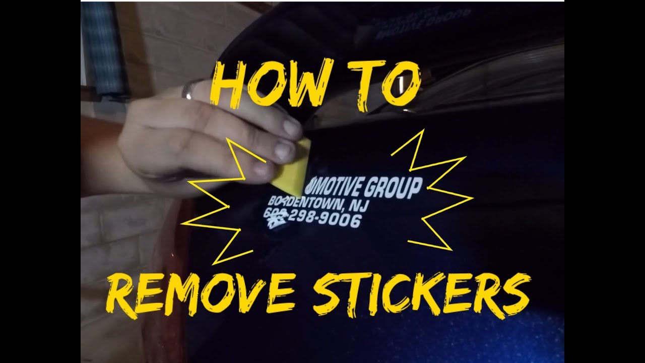 How To Remove Car Stickers [HEAT GUN] YouTube