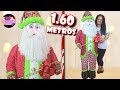 Papa noel gigante de 1.60 metros de alto (Moldes Gratis) | Epdlm