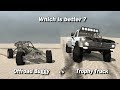 Spintires Mudrunner Trophy truck vs Offroad Buggy | which is better ?